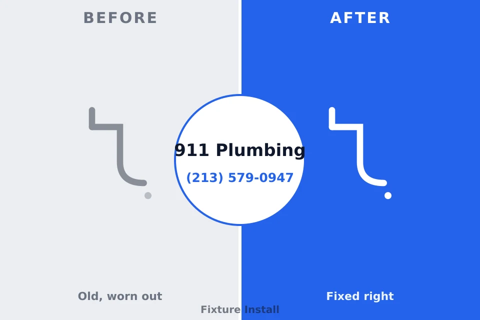 Before and after: plumbing repair Glenvar Heights, FL